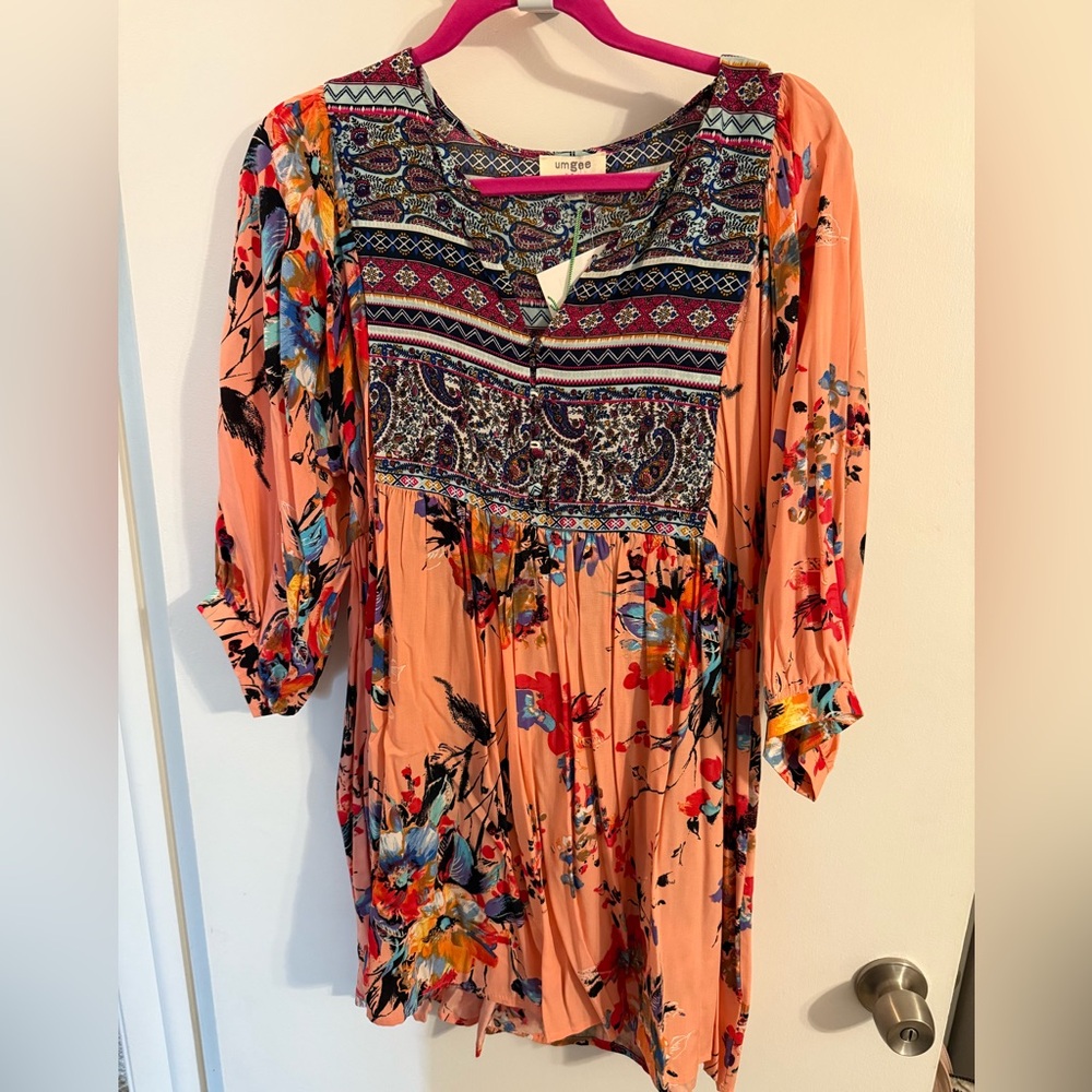 Umgee Alexandria Peasant Dress